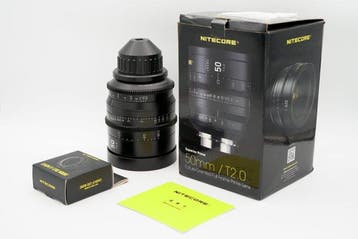Nitecore 50mm T2.0 Prime lens, Nieuw