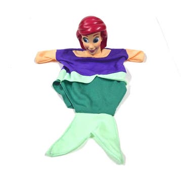 Vintage Disney handpop Ariel uit De Kleine Zeemeermin,, Verzenden, Gebruikt