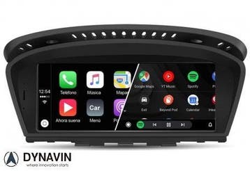 Navigatie BMW E60 android 15 carkit carplay android auto usb, Ophalen of Verzenden, Nieuw
