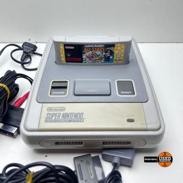 Super Nintendo (SNES) Met Super Mario All-stars, Verzenden, Gebruikt