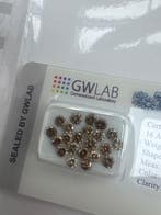 Zonder minimumprijs - 22 pcs Diamant (Natuurlijk gekleurd) -, Nieuw