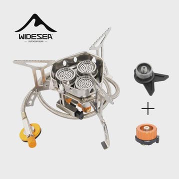 Widesea Krachtige 6800W Camping Gasbrander - Opvouwbaar & Dr, Verzenden, Nieuw