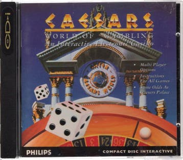 Philips CD-i / CDi Caesars World of Gambling, Verzenden, Zo goed als nieuw