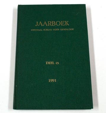 Jaarboek van centraal bureau v. genealogie 45, Boeken, Verzenden, Gelezen