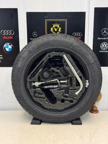 Reservewiel met Krikset VW Jetta bj.2008 1K0601027J 5x112, Gebruikt, 16 inch, Banden en Velgen, 205 mm