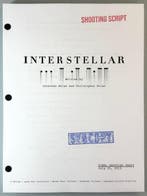 Interstellar (2014) - Final Shooting Draft - Syncopy, Verzamelen, Nieuw