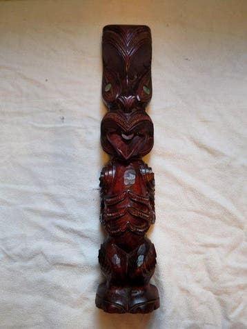 Heim Getekend - TekoTeko - Maori - Nieuw-Zeeland, Antiek en Kunst