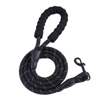 Hondenriem 200cm 2 Meter - Extra Sterk - Zwart - Hond Riem, Verzenden, Nieuw