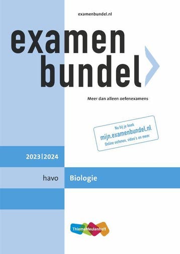 Examenbundel havo Biologie 20232024 9789006648195, Boeken, Verzenden, Zo goed als nieuw