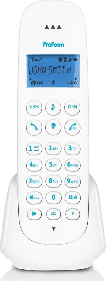 Huistelefoon senioren - Senioren telefoon - Vaste lijn - Wit, Verzenden, Zo goed als nieuw