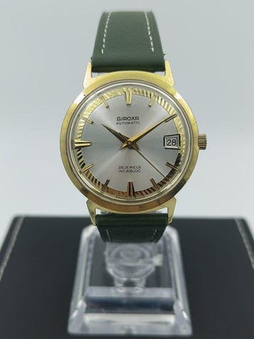 Giroxa - Automatic - Fluted Silver Dial - Zonder, Nieuw