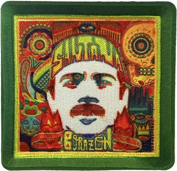Santana  - Corazon - patch officiële merchandise, Verzamelen, Ophalen of Verzenden, Nieuw, Kleding