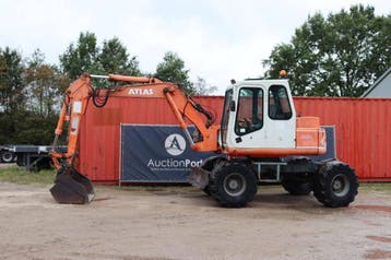 Veiling: Wielgraafmachine Atlas 1104 Diesel 44kW 1995, Ophalen, Graafmachine