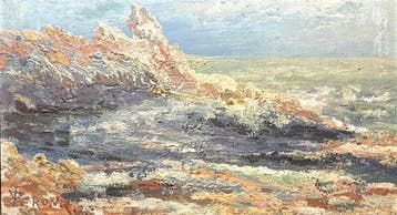 Vito Perona (1872-1957) - Abstract landschap