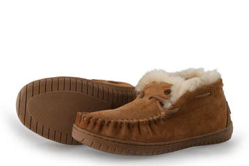 Warmbat Australia Pantoffels in maat 39 Cognac, Overige kleuren, Verzenden, Warmbat Australia, Zo goed als nieuw