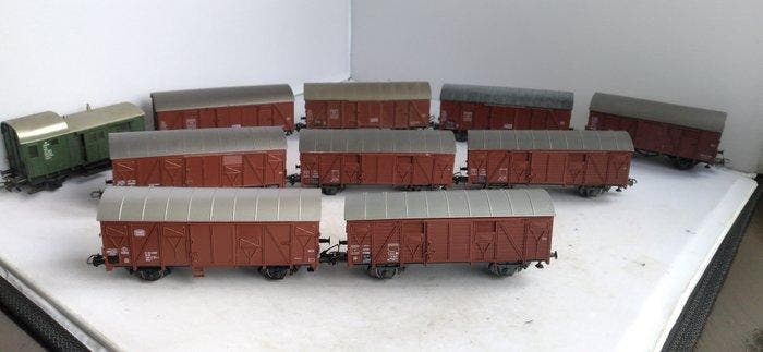 Roco, Märklin H0 - Modeltrein goederenwagon (10) - 9, Hobby en Vrije tijd, Modeltreinen | H0