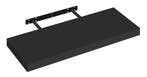 2dekans | Esituro Hangende Wandplank Zwart 80 x 23 x 3,8 cm, Ophalen of Verzenden, Zo goed als nieuw