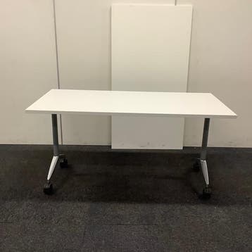 mobiele Klaptafel Wilkhahn, (hxbxd) 73x150x75 cm, wit -, Ophalen of Verzenden, Gebruikt