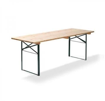 Biertafel | Groen | hout | 220x70x78 cm, Verzenden, Nieuw in verpakking
