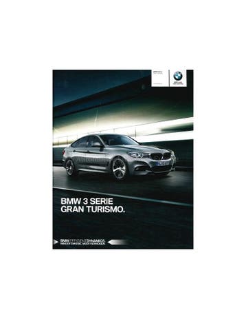 2015 BMW 3 SERIE GRAN TURISMO BROCHURE NEDERLANDS, Nieuw, BMW, Author