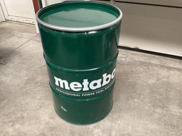 Online veiling: Metabo, BBQ Vuurton 200L metalen vat met, Nieuw