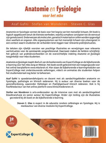 Anatomie en fysiologie voor het mbo 9789083251370 Asaf Gafni, Boeken, Verzenden, Zo goed als nieuw, Asaf Gafni