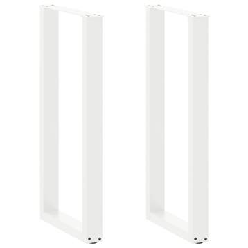 Bartafelpoten U-vorm 100cm Wit | Retourdeal 46% Korting, Tafelpoot, 50 tot 100 cm, Zo goed als nieuw, Metaal