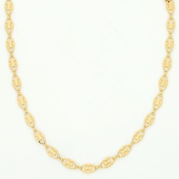 Halsketting - 18 karaat Geel goud, Sieraden, Tassen en Uiterlijk, Nieuw