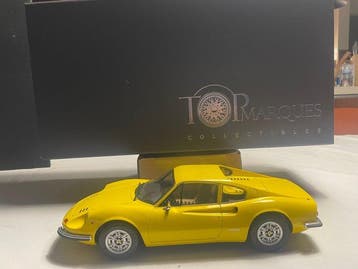 Top Marques 1:12 - Modelauto - Ferrari Dino 246 GT, Hobby en Vrije tijd, Modelauto's | 1:5 tot 1:12, Nieuw