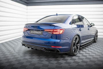 Maxton Diffuser Splitter Audi A4 Competition B9, Verzenden