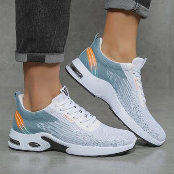 Heren Ademende Hardloopschoenen met Gebreid Mesh - Comfortab, Verzenden, Nieuw