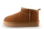 Warmbat Pantoffels in maat 39 Cognac, Kleding | Dames, Schoenen, Overige kleuren, Verzenden, Zo goed als nieuw, Pantoffels of Sloffen