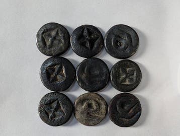 Nederlands-Indië, Java, Srivijaya. 1 Mas (Zonder