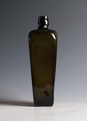 Fles - Glas - Kelderfles, Antiek en Kunst