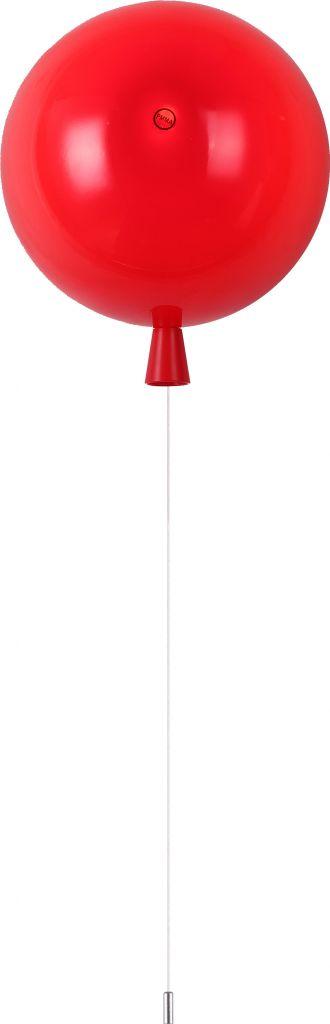 Wandlamp Ballonlamp Rood Groot inclusief 4W LED lamp - Funny, Ophalen of Verzenden, Nieuw, Kunststof