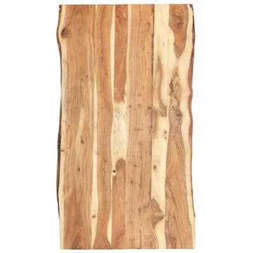 vidaXL Tafelblad 118x(50-60)x3,8 cm massief acaciahout, Verzenden, Nieuw