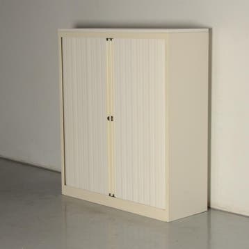 Officenow roldeurkast, gebroken wit, 135.5 x 120 cm, incl. 3, Huis en Inrichting, Ophalen of Verzenden, Nieuw