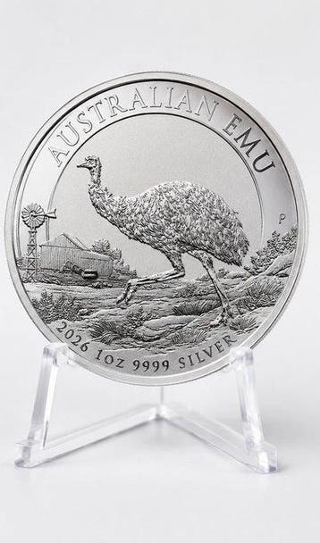 Australië. 1 Dollar 2026 – Australian Emu – 1 oz Silver coin
