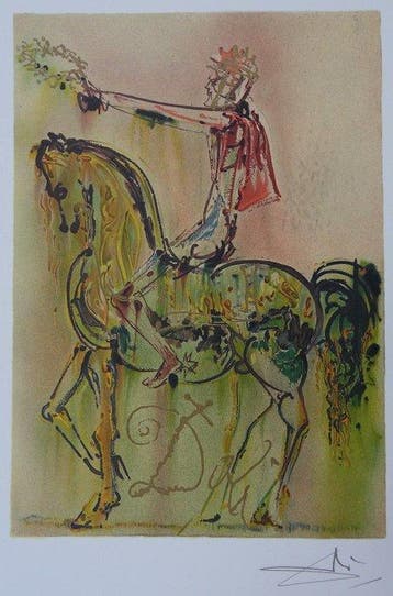 Salvador Dali (1904-1989) - Le Chevalier Romain