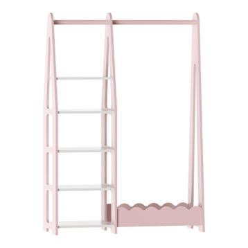 Kinderrek Vestnes 114x77x30 cm wit [en.casa], Verzenden, Nieuw