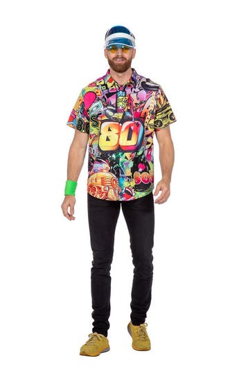 Party Blouse 80s Heren, Ophalen of Verzenden, Nieuw