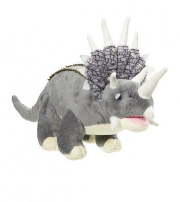 Triceratops knuffel - pluche - 42 cm - dino speelgoed, Verzenden, Nieuw