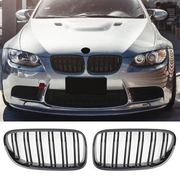 Grille glans zwart geschikt voor BMW 3 Serie E92 E93 |