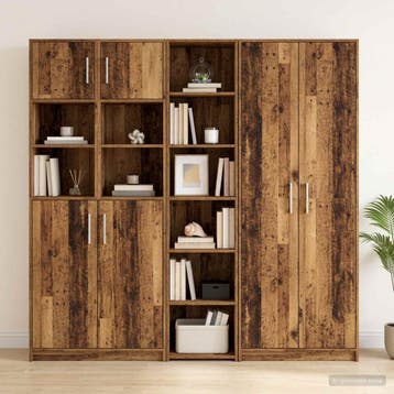 vidaXL Dressoir Oud hout 40 x 41 x 185 cm Bewerkt hout, Verzenden, Nieuw, Overige houtsoorten, Minder dan 50 cm