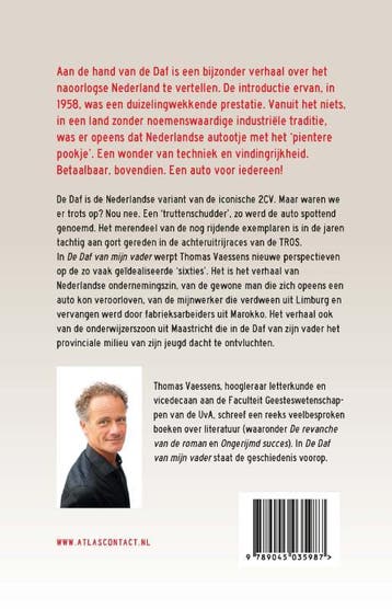 De Daf van mijn vader 9789045035987 Thomas Vaessens, Verzenden, Zo goed als nieuw, Thomas Vaessens