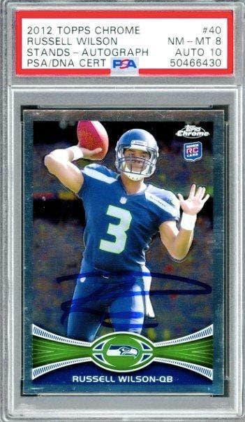2012 Topps Chrome - Seattle Seahawks Russell Wilson #40A -, Nieuw