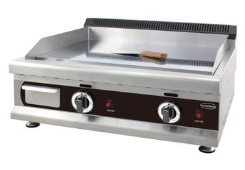 Combisteel Bakplaat | Gas | Chroom | 6kw | 800x575x365mm, Ophalen of Verzenden, Nieuw in verpakking