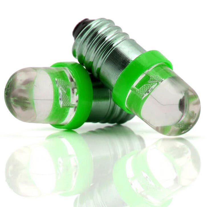 E10 LED lamp - 12V - Groen, Huis en Inrichting, Lampen | Losse lampen, Ophalen of Verzenden