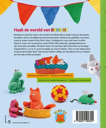 Het enige echte Dikkie Dik haakboek - Dendennis, Boeken, Verzenden, Gelezen, Dendennis