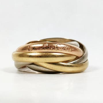 Cartier - Ring - 18 karaat Geel goud - Drie-eenheid, Nieuw